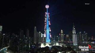 New Year's 2023: Dubai puts on thrilling fireworks show at Burj Khalifa