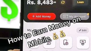 How to earn money online with a mobile phone.
