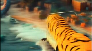 ????tiger ???? octopus???????? who will win  ???????? #tiger #viral #trending ????????