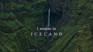 One minute in Iceland