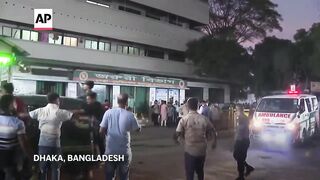 Injured people brought to hospital after deadly unrest over job quotas ruling in Bangladesh.