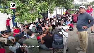 Migrants in Mexico react to Joe Biden's decision to exit US presidential race.