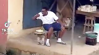 The hungry man
