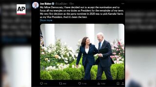Obama, Hillary Clinton, Trump react to Biden dropping out.