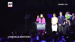 Kentucky Gov. Andy Beshear endorses Kamala Harris.