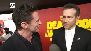Ryan Reynolds and Hugh Jackman premiere 'Deadpool & Wolverine'.