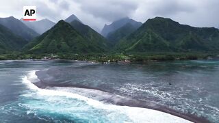 Inside Teahupo’o, the 2024 Olympics surfing wave in Tahiti.