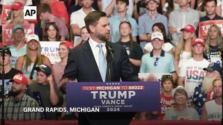 Trump holds first rally after assassination attempt with new running mate JD Vance.