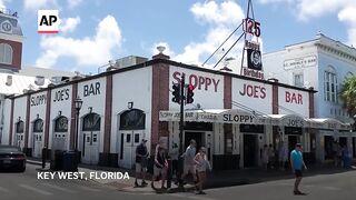Ernest Hemingway fans celebrate author's 125th birthday in Key West, Florida.