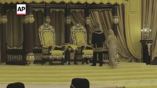 Coronation ceremony of new Malaysian king.