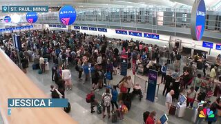 'It's been frustrating'_ Travelers stranded at Minnesota airport.