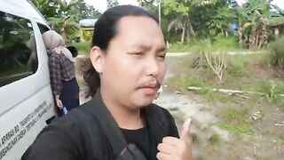 video of the trip to the Temajo beach tourist spot, Sambas district