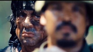 Rambo gun action fight, with chinese army
