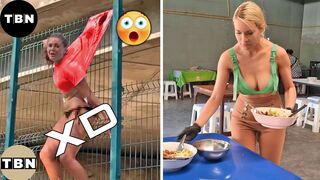 IF YOU LAUGH YOU LOSE GOD LEVEL IMPOSSIBLE NOT TO LAUGH Total Idiots At Work