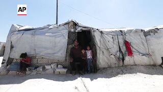 Internally displaced Syrians are struggling with water crisis.