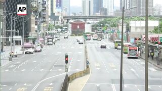 WATCH_ Air raid drill in Taipei as Taiwan conducts annual exercises.