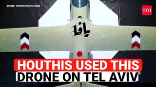 Houthis' Release Dramatic Footage Of ‘Yafa’ Drone That Penetrated Israel's Iron Dome & Hit Tel Aviv.