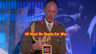 UK must be ready for war in three years, head of British Army warns