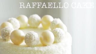 Ferrero st. Raffaello cake. 99% similar/synchro rate 99% Ferrero Raffaello flavor cake