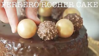 Ferrero Rocher Chocolate Cake / How to make a Ferrero Rocher flavored chocolate cake