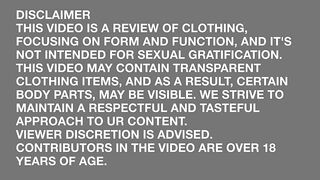 TRANSPARENT SHEER TOP Try On Haul with MIRROR View _ Hourglass Body