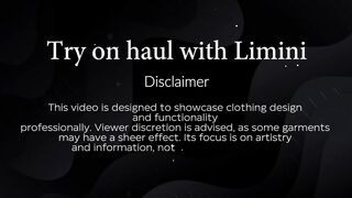 [4k] SHEER TOP & INCREDIBLE DRESS TRY HAUL & Review