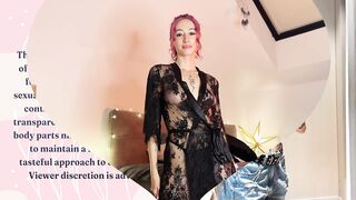 [4K] Summer shine mesh dress _ ASMR Try on _ Xenia fashion trends