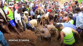 Mudslides kill at least 229 people in Ethiopia, search for survivors continues.