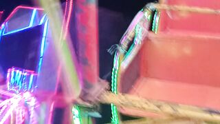 playing on a swing