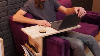 Super Cool DIY Side Table!