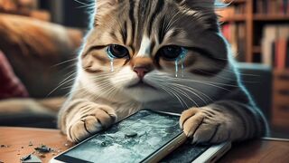 AI cats short story fire in house