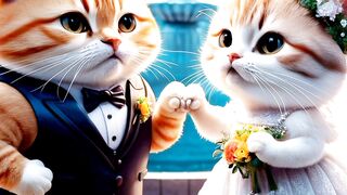Cats amazing love story short video Amazing and interesting video jumping
