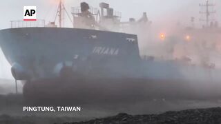 Typhoon Gaemi causes fatalities and damage in Taiwan.