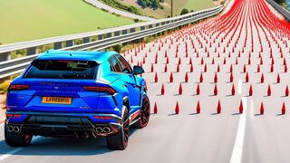 Cars vs Spikes, Propane Tank & Narrows Roads ▶️ BeamNG Drive