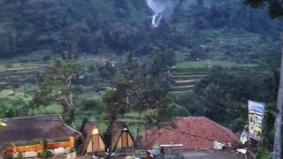 The sound of the Maghrib  to prayer in my village