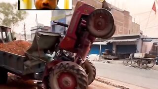 Whin my friend drive a tractor first time