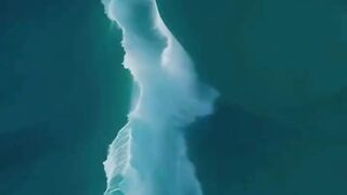 Romantic ballet dancing to the tunes of the sea waves