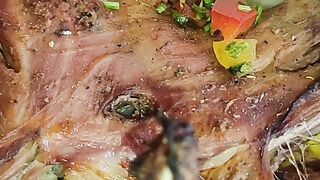 Goat meat made madfoun style