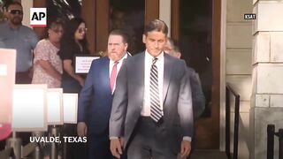 Uvalde school officer pleads not guilty to charges of failing to protect kids during shooting.