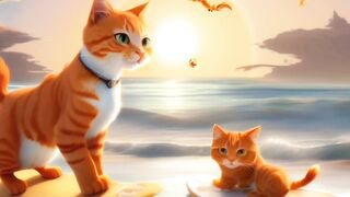Cute little baby cat poor  story