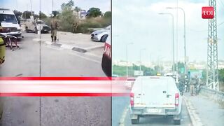 Israeli Soldiers Shot At In West Bank From Moving Car; IDF Hunts For Gunman Who Injured Three _ Gaza.