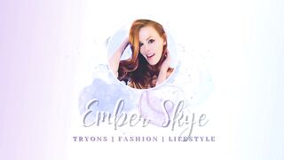 TRANSPARENT Black Fishnet Dresses TRY ON HAUL with Mirror View _ Ember Skye TryOn