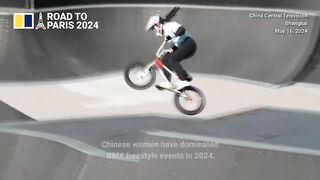 China's female BMX riders gear up for Olympics.