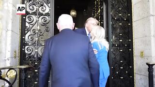 Trump meets Israeli PM Netanyahu at his Mar-a-Lago residence.