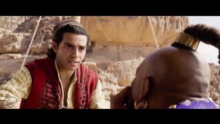 ALADDIN Genie Scene & Trailer (2019) Live Action Disney Movie.