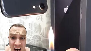 Он сжег свой айфон, потому что…