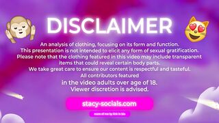 [4K USA Housewife]????????Transparent Haul No Bra _ See-Through Try-On & Laundry Tips
