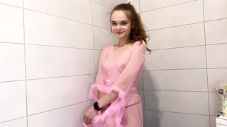 [4K] See-Through Clothes Try on Haul _ Transparent Fabric & No Bra Trend 2