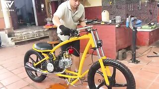 The Genius Girl Skillfully Created A Special Motorcycle That Captivated Millions Of Enthusiasts