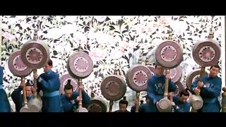 ZIYI ZHANG vs ANDY LAU Drum Battle  HOUSE OF FLYING DAGGERS (2004)